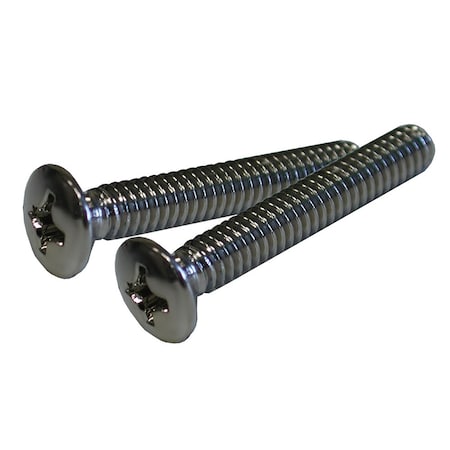 Jones Stephens Polished Nickel Overflow Plate Screws T0521PN